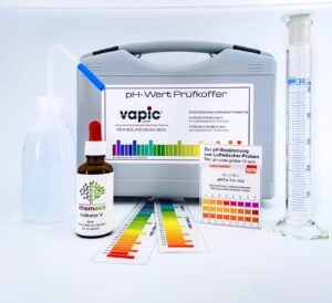 vapic Indikatorläöung Teskoffer zur ph Wert Bestimmung
